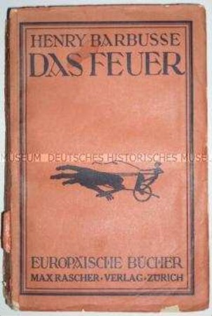 Fiktives Kriegstagebuch von Henri Barbusse in der deutschen Erstausgabe