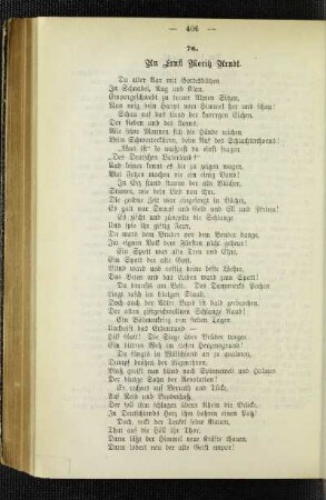 An Ernst Moritz Arndt