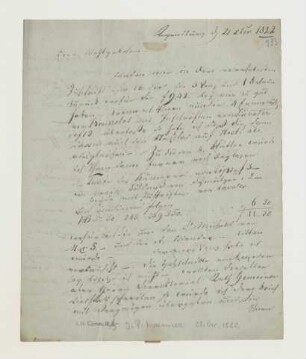 Brief von Johann Paul Kraenner an Joseph Heller