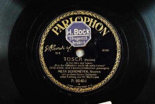 Tosca : 2. Akt, Arie der Tosca: "Nur der Schönheit weiht ich mein Leben" (Vissi d'arte, vissi d'amore) (italienisch gesungen) / (Puccini)