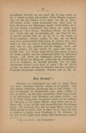Eine Treulose