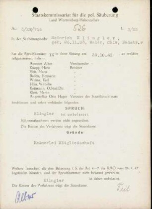Klingler, Heinrich