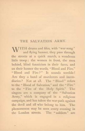 The salvation army