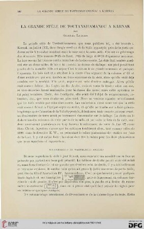 29: La grande stèle de Toutankhamanou à Karnak