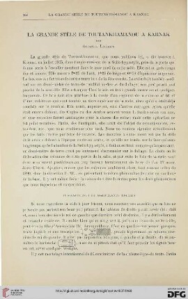 29: La grande stèle de Toutankhamanou à Karnak