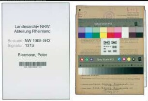 Entnazifizierung Peter Biermann , geb. 18.09.1906 (Friseur)