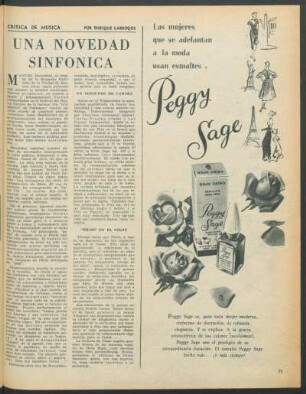 Una novedad sinfónica : Crítica de música