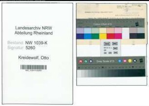Entnazifizierung Otto Kreidewolf , geb. 02.06.1889 (Lehrer)