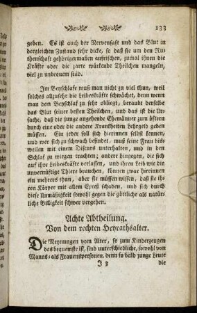 Achte Abtheilung.