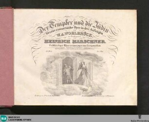 Der Templer und die Jüdin : grosse romantische Oper in drei Aufzügen von W. A. Wohlbrück; 60s Werk