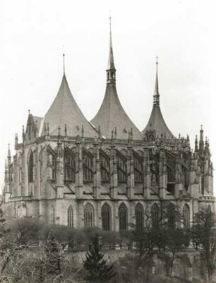 Kutná Hora (Kuttenberg). St. Barbarakirche (1388 beg.)