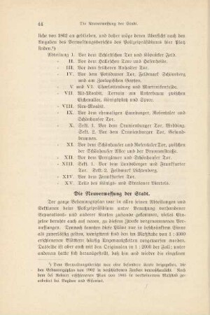Die Neuvermessung der Stadt