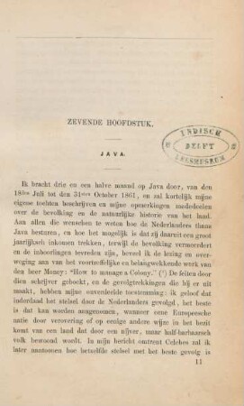 Zevende hoofdstuk. Java