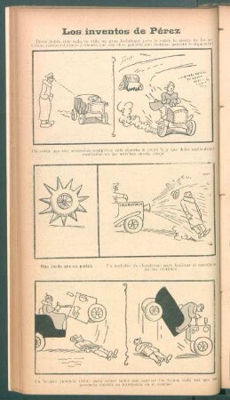 Los inventos de Pérez - [Cómic, Publicidad]