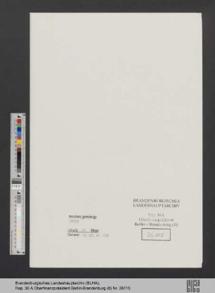 Mendelsohn, Abraham Arthur - Nachlass