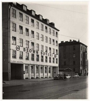 BBC (Brown, Boveri & Cie), München: Straßenansicht
