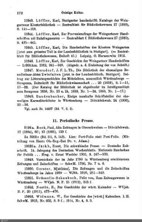 11. Periodische Presse