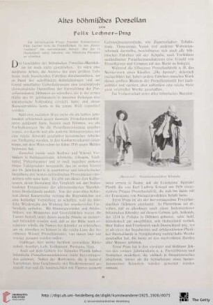 7/8: Altes böhmisches Porzellan