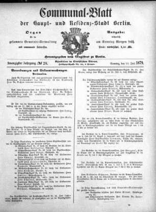 1879,28: No. 28, 13. Juli 1879