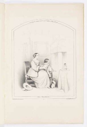 Mutter und Sohn, Blatt 5 der Folge "Auswahl großer Skizzen und Landschaften"