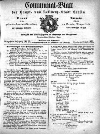 1873,29: No. 29, 20. Juli 1873