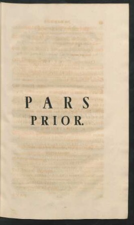 Pars Prior