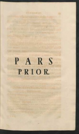 Pars Prior