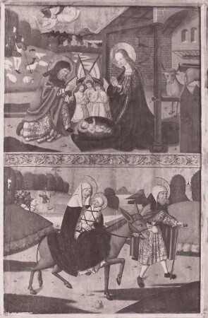 Geburt Christi und Flucht nach Ägypten