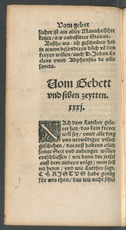 Vom Gebett und siben zeytten. xxxi.