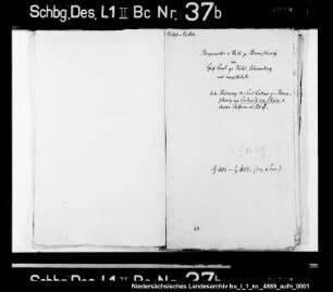 Schuldforderung des Cord Calm, Stadtkämmerer zu Braun- schweig, an Godert von Oheimb