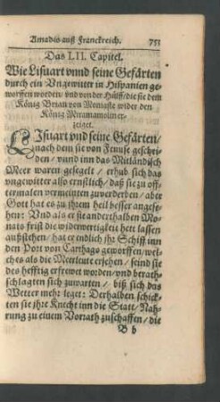 Das LII. Capitel.