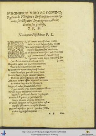 Einleitende Verse