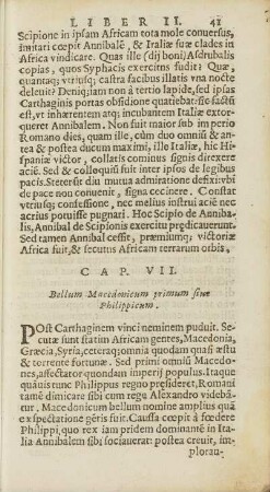 Cap. VII. Bellum Macedonicum primum ...