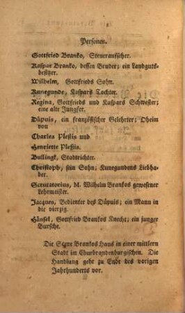 Lustspiele aus der Brandenburgischen Geschichte gezogen