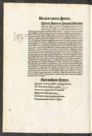 De vita et morte Senece.