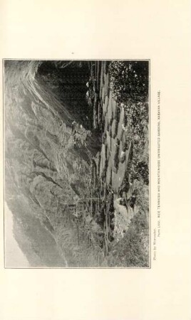 Plate LXVI. Rice terraces and mountain-side unirragated gardens, Kabayan village