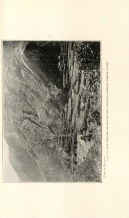 Plate LXVI. Rice terraces and mountain-side unirragated gardens, Kabayan village