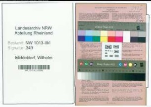 Entnazifizierung Wilhelm Middeldorf , geb. 28.04.1902 (Lohnbuchhalter)