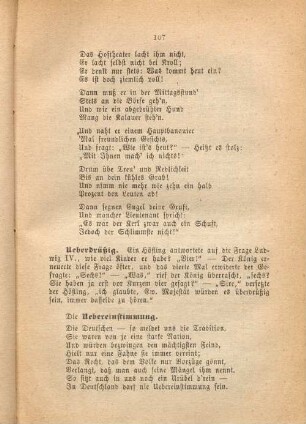 Die Uebereinstimmung.