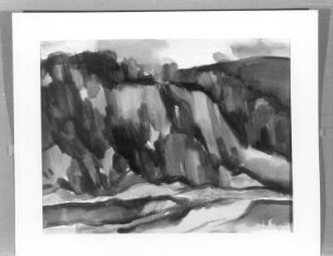 An der Lahn : An der Lahn. Aquarell. 1974. V44