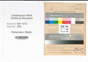 Entnazifizierung Martin Heinemann , geb. 03.12.1889 (Richter)