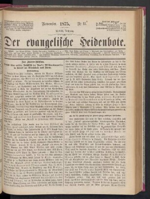 November. 1875. N° 11