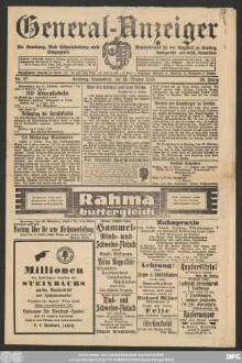 General-Anzeiger für Kemberg, Bad Schmiedeberg und Umgegend, Nr. 97 Kemberg, Sonnabend, den 11. Oktober 1924.