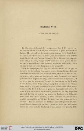 Chapitre XVIII.: Auvergne et Velay