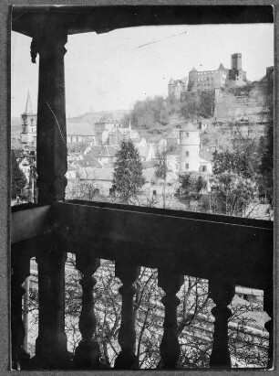 Blick auf die Burg in Wertheim am Main