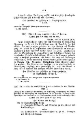 Unterricht in weiblichen Handarbeiten in der Volksschule : [V. Volksschulwesen]