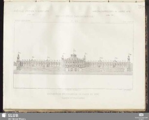 Taf. XVI. Exposition Universelle De Paris En 1878. Façade Du Trocadero