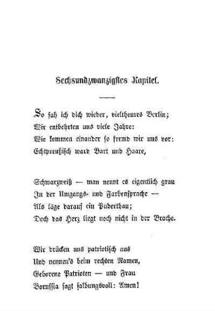 Sechsundzwanzigstes Kapitel