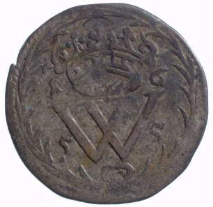 Münze, 1 Albus, 1655
