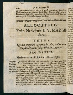 126-131, Allocutio IV.